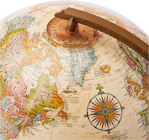 Miniatura 3 de Replogle Globos Quincy Globe, inglés antiguo, 9 pulgadas de diámetro