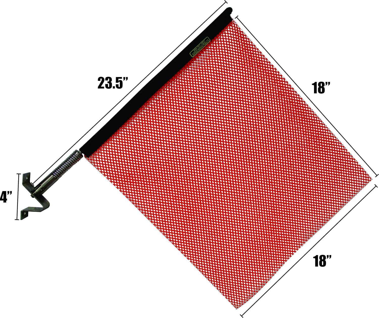 Oversize Warning Products - Quickmount Warning Flag (Orange)