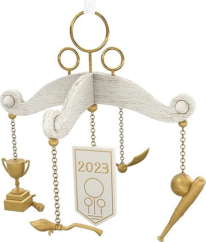 Miniatura 2 de Hallmark Keepsake Adorno de Navidad 2023, Harry Potter A Real Keeper 2023, primera Navidad del bebé, regalos para los fanáticos de Harry Potter