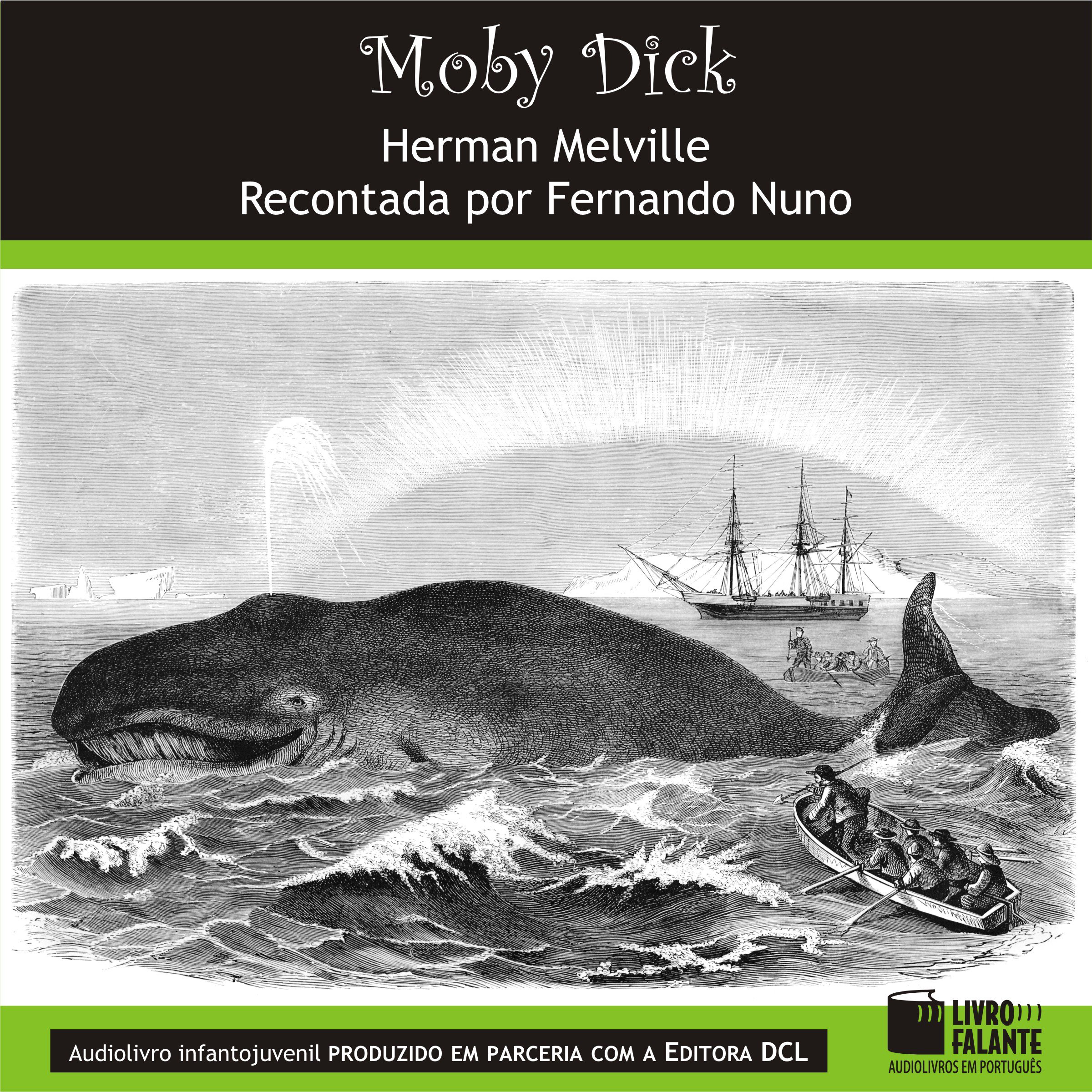Cover art for Moby Dick