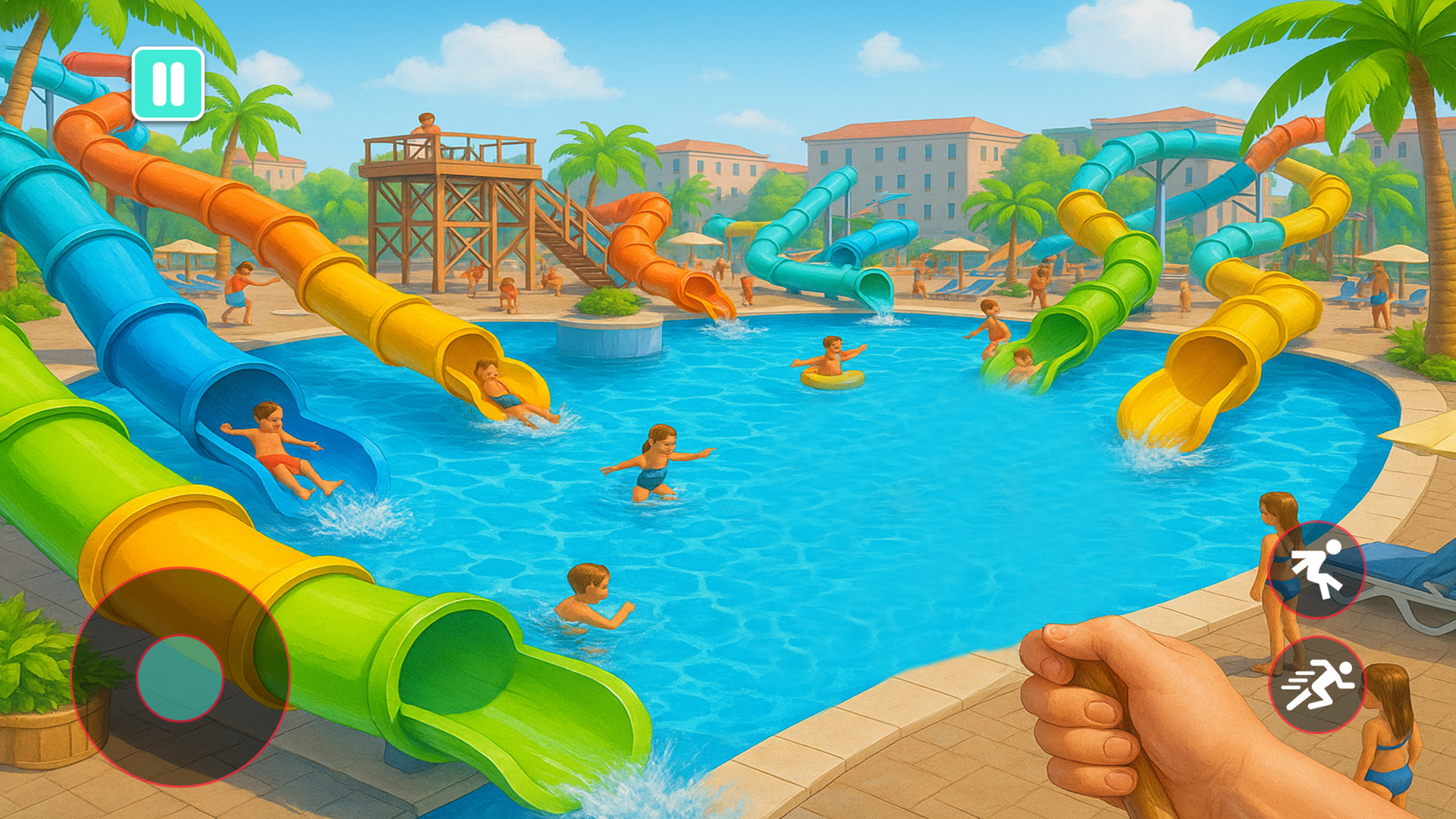 Waterpark Simulator Summer Fun Pool Enjoy Game - App on Amazon Appstore