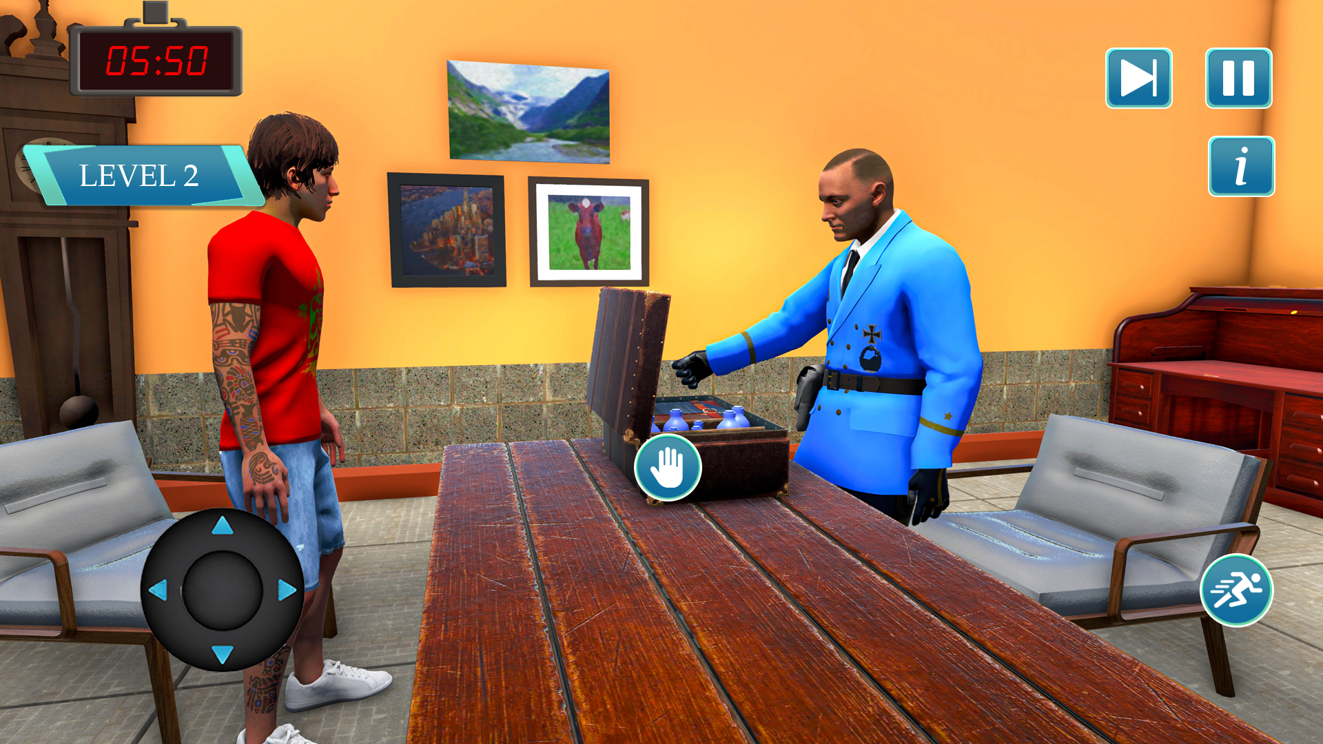 Airport Security Officer Manager 3D Game Border Patrol Airport