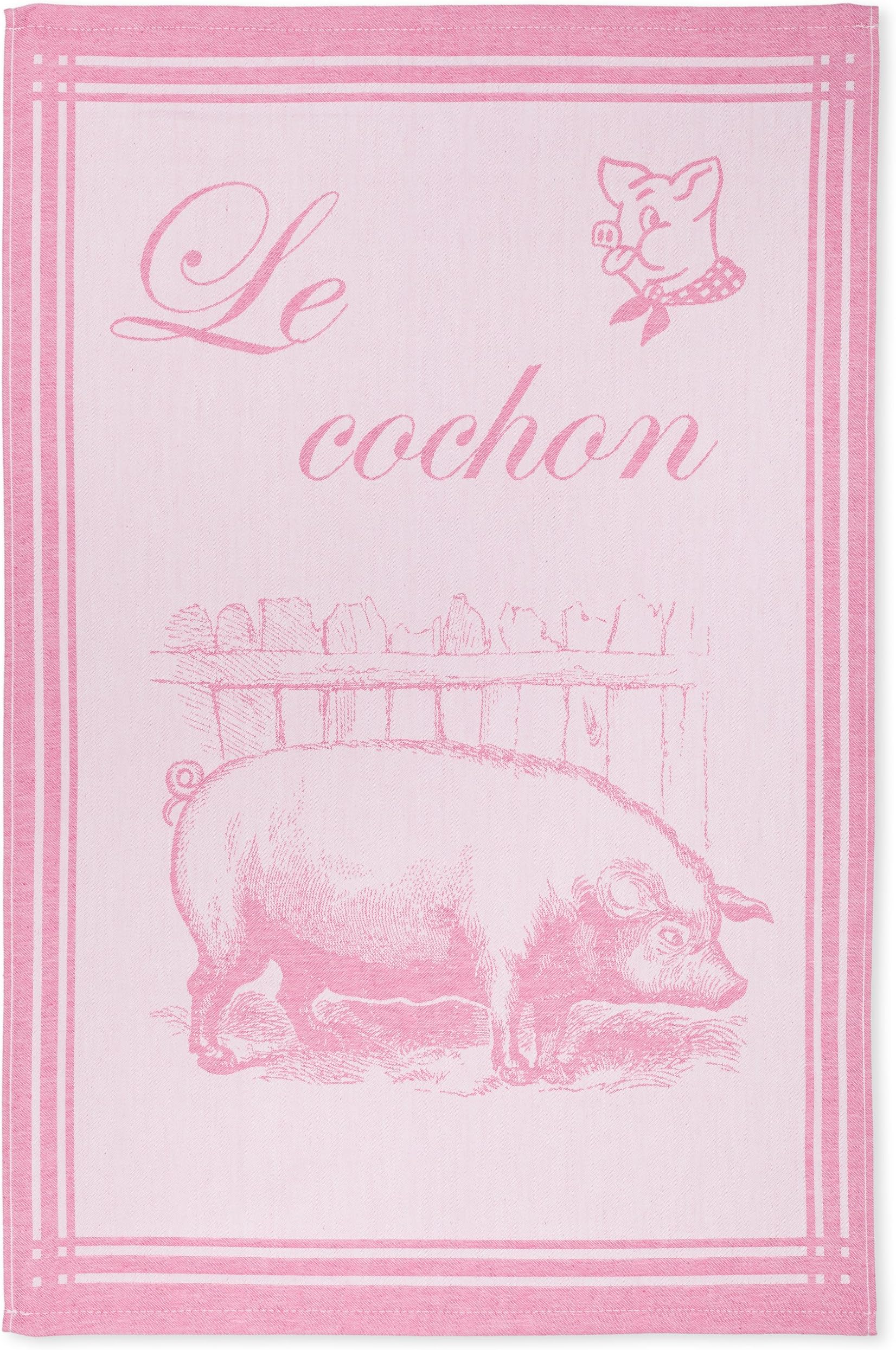 Coucke Cochon (Pig) French Dish Towel - Big Design