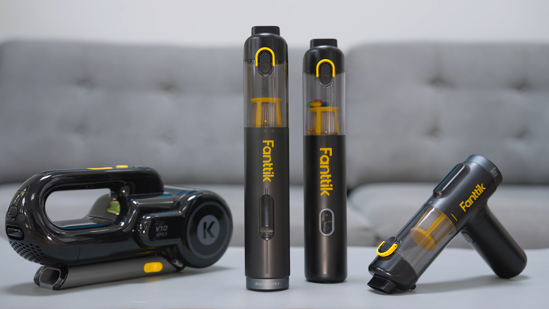 送料込美品V10Sスティック＆ハンディ稼働エコ46分中18分25秒 MAX18秒 Fanttik Slim V10 APEX Cordless Car Vacuum, 4-in-1 Portable Mini