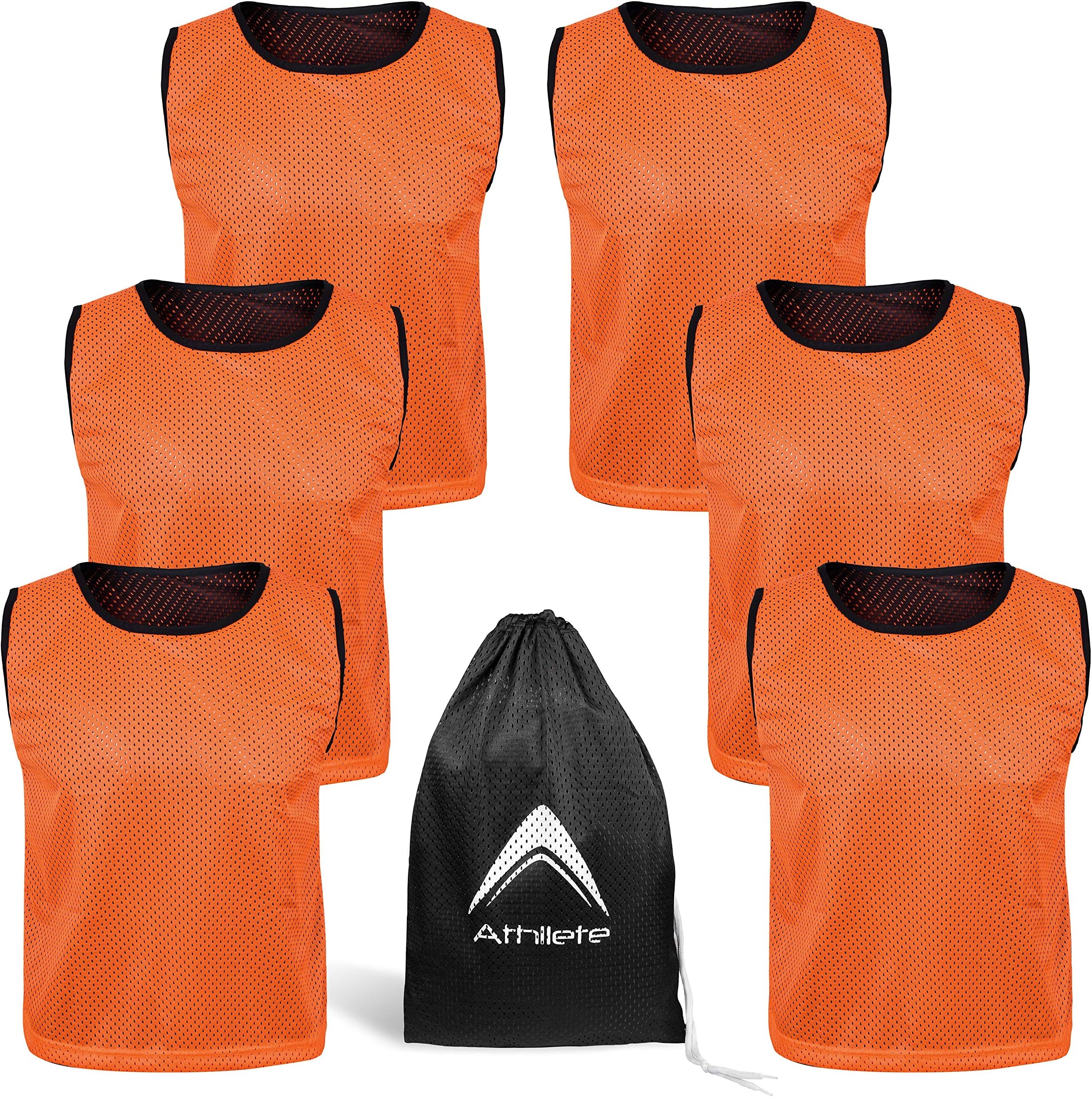Mens Basketball 786rev-1 - Reversible Basketball Jersey Set of 6, Youth Practice Jerseys