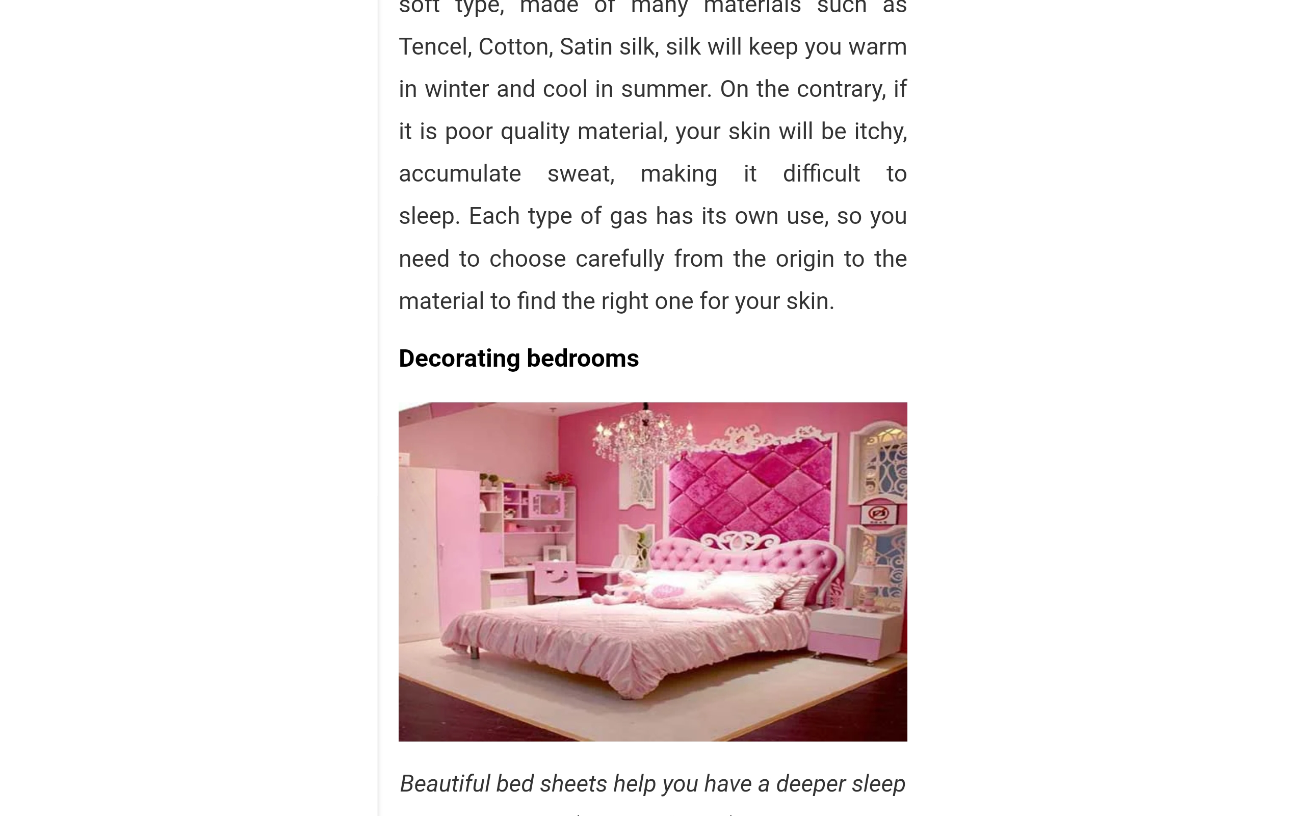 GUIDE THE CORRECT WAY TO SPREAD THE BED SHEET AND THE USE OF THE BED