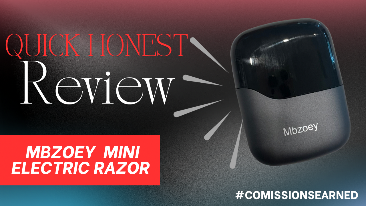 Watch Quick honest review of Mbzoey mini electric razor on Amazon Live