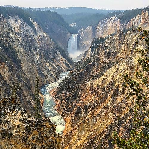 Miniatura 3 de Póster del Parque Nacional Yellowstone, añade un toque retro a tu hogar, diseño vintage original de Rob Decker, material 100% reciclado, sin marco,