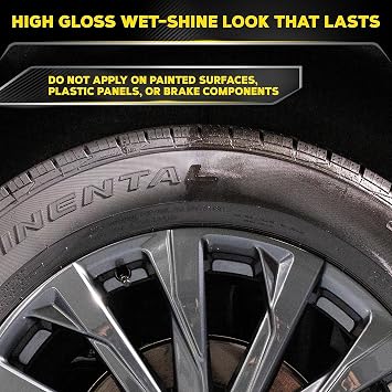 Meguiar's G1224 Hot Shine Tire Spray - 24 Oz Spray Bottle