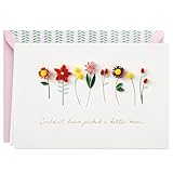 Hallmark Signature Mothers Day Card (Quilled Flowers, Couldn't Have Picked a Better Mom) (899MBC1009)