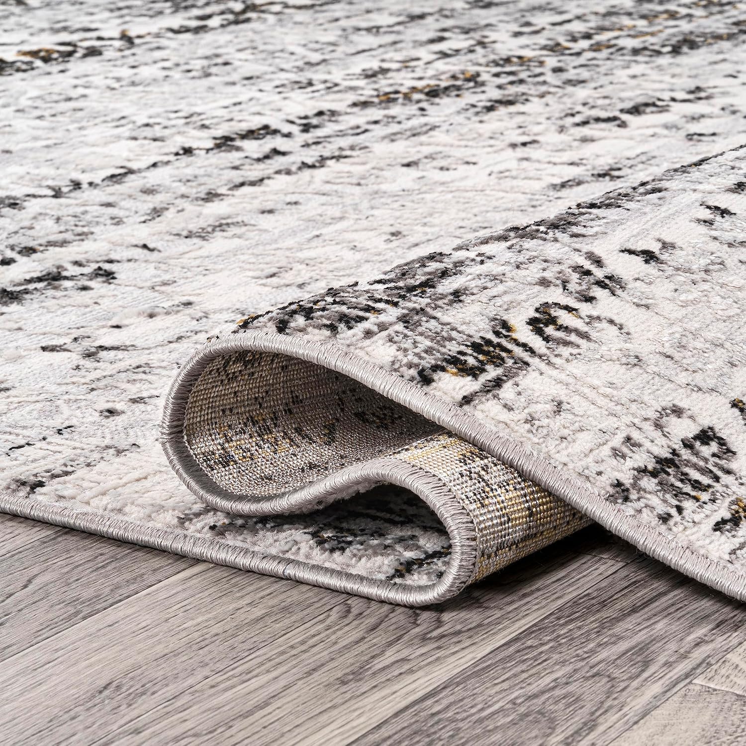 JONATHAN Y Tidal Strie' Ivory/Black Indoor Area Rug 3X5 ft, Modern for Living Room, Bedroom, Kitchen, Office, Easy-Cleaning, High Traffic, Pet-Friendly, Non-Shedding SOR202C-3