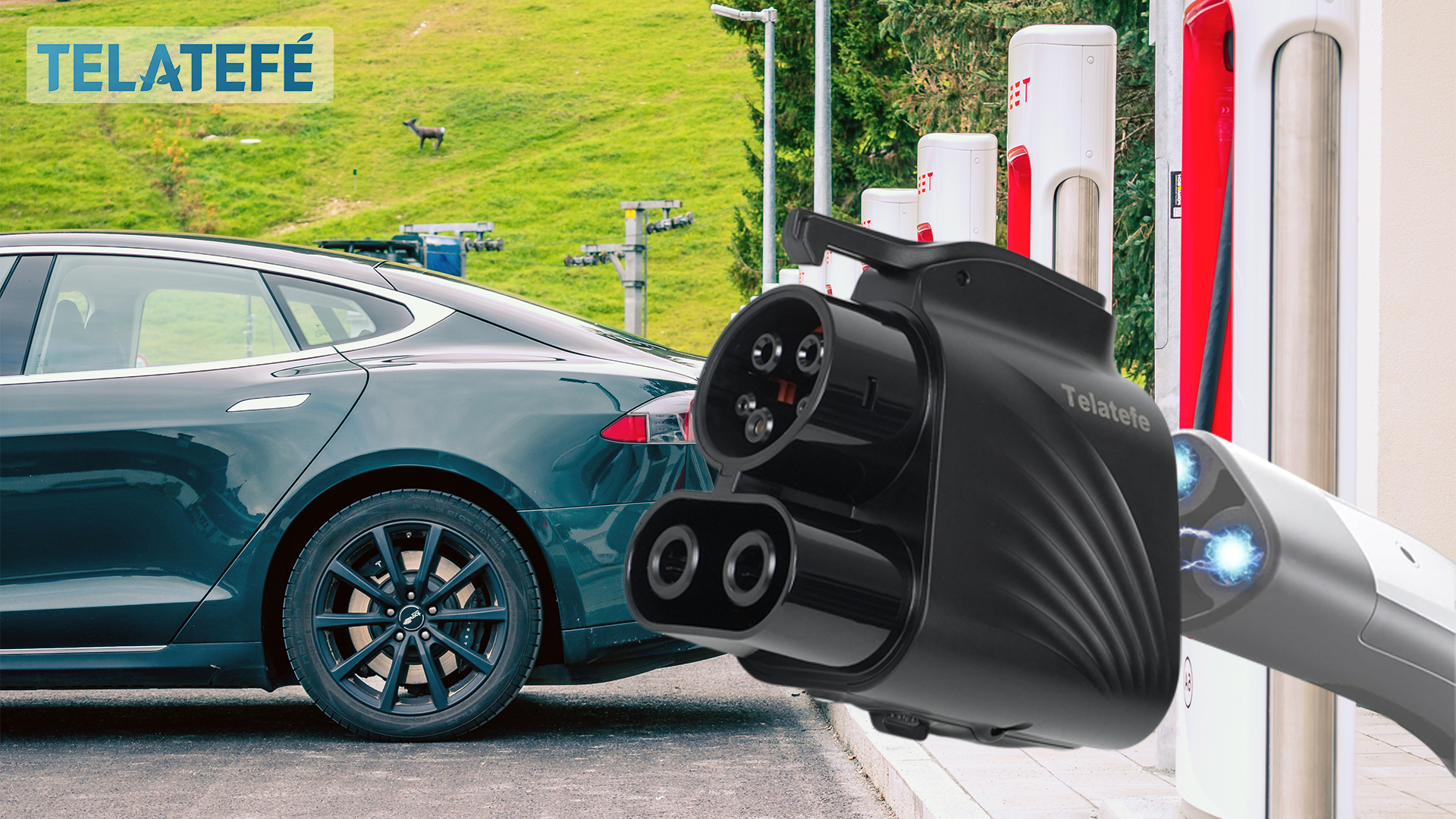 Amazon.com: NACS to CCS1 Adapter for Tesla Supercharger - 250KW