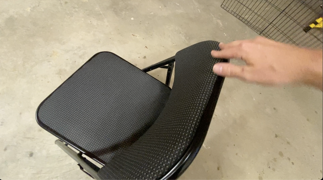 Best Foldable Chairs? | Fabric Upholstered Steel Folding Chair