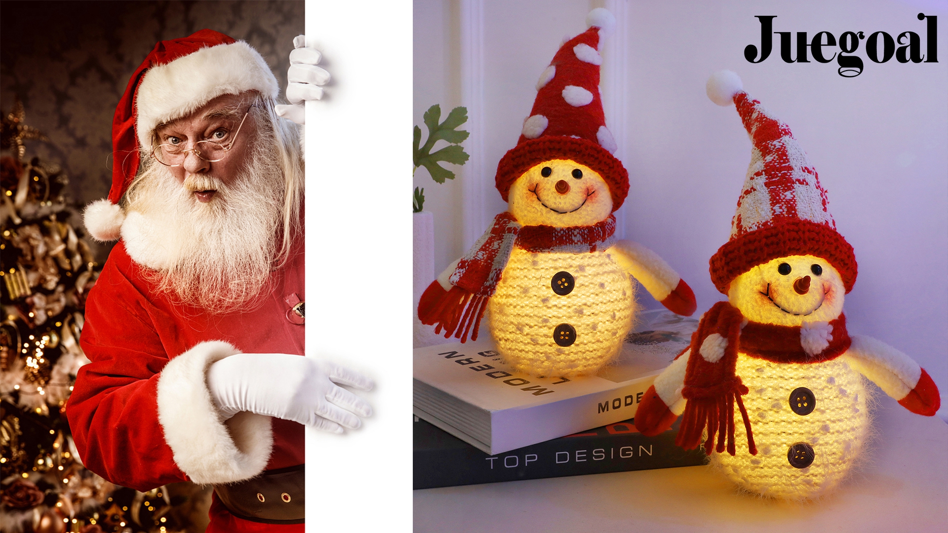 Amazon.com: Juegoal 2 Pack Christmas Table Decorations, 10 Inch