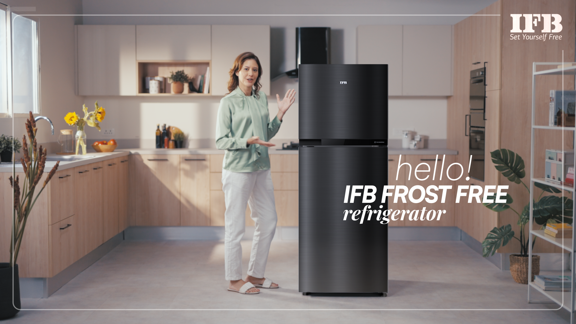 IFB Smart Choice 241L Frost Free Double Door Refrigerator