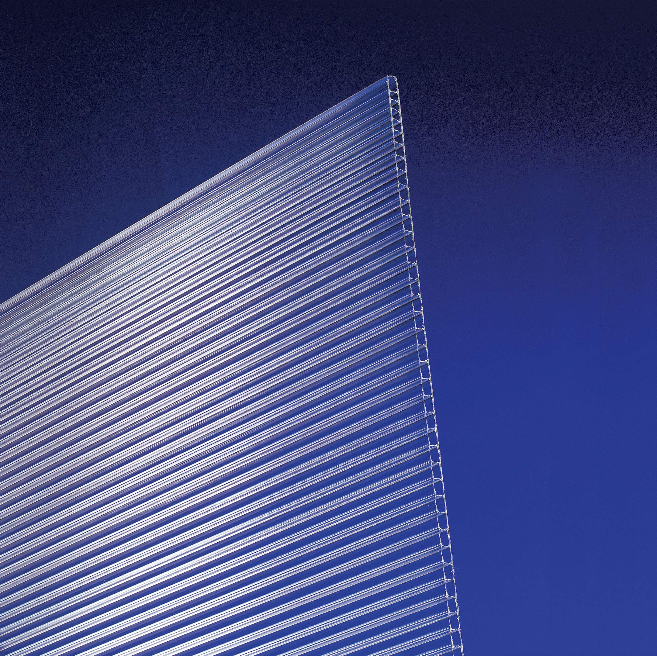 Polycarbonat Stegplatten – 1200 x 800 x 4,5 mm, klar