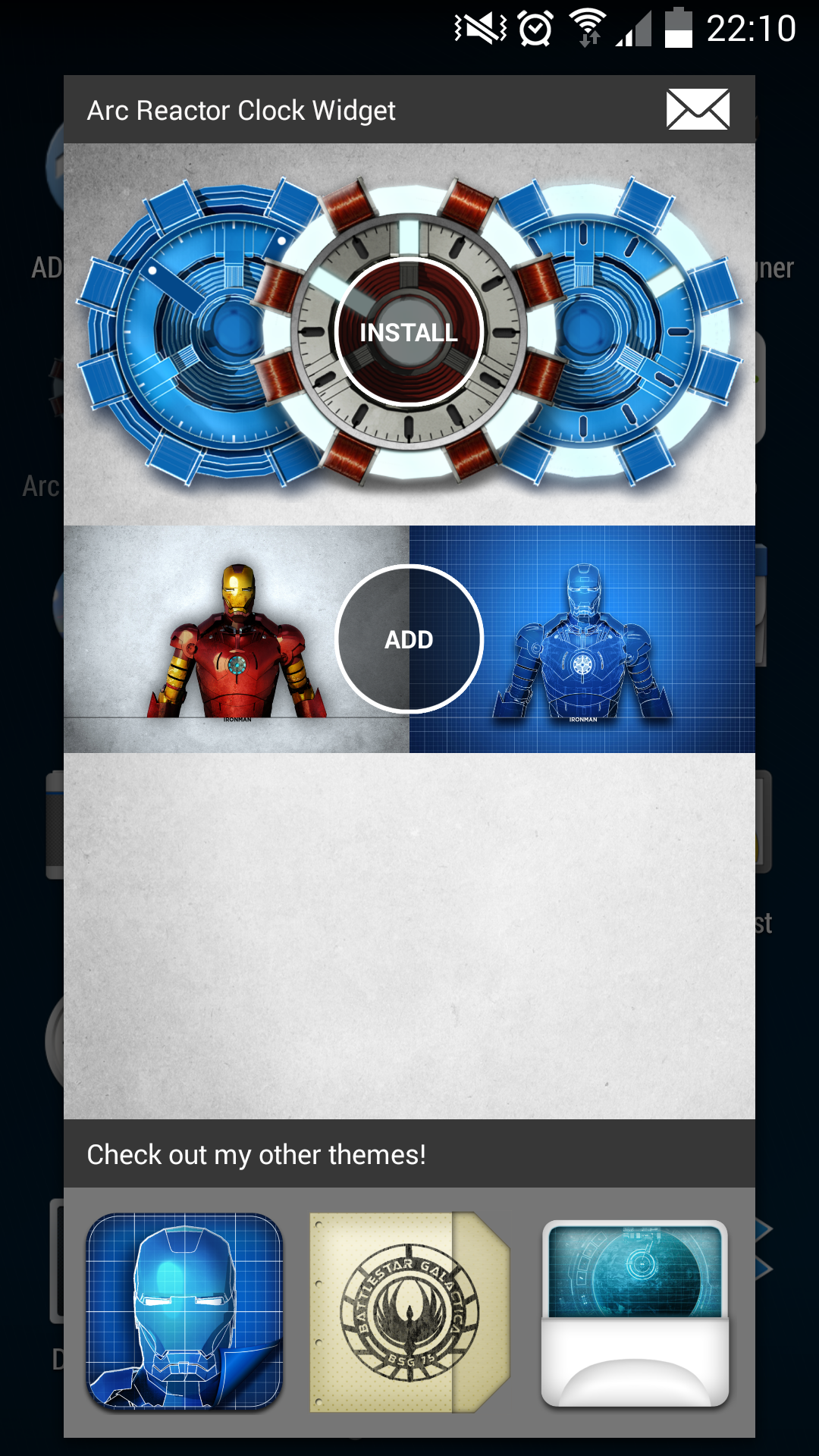 Arc Reactor Clock Widget - App on Amazon Appstore