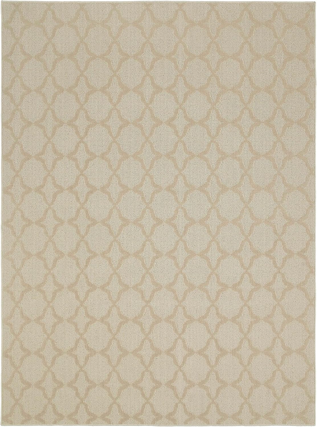 Garland Rug Sparta Area Rug, 7-Feet 6-Inch by 9-Feet 6-Inch, Tan