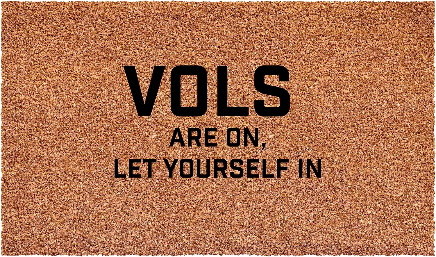 Calloway Mills 111791729 Vols are on let Yourself in Doormat 17" x 29"