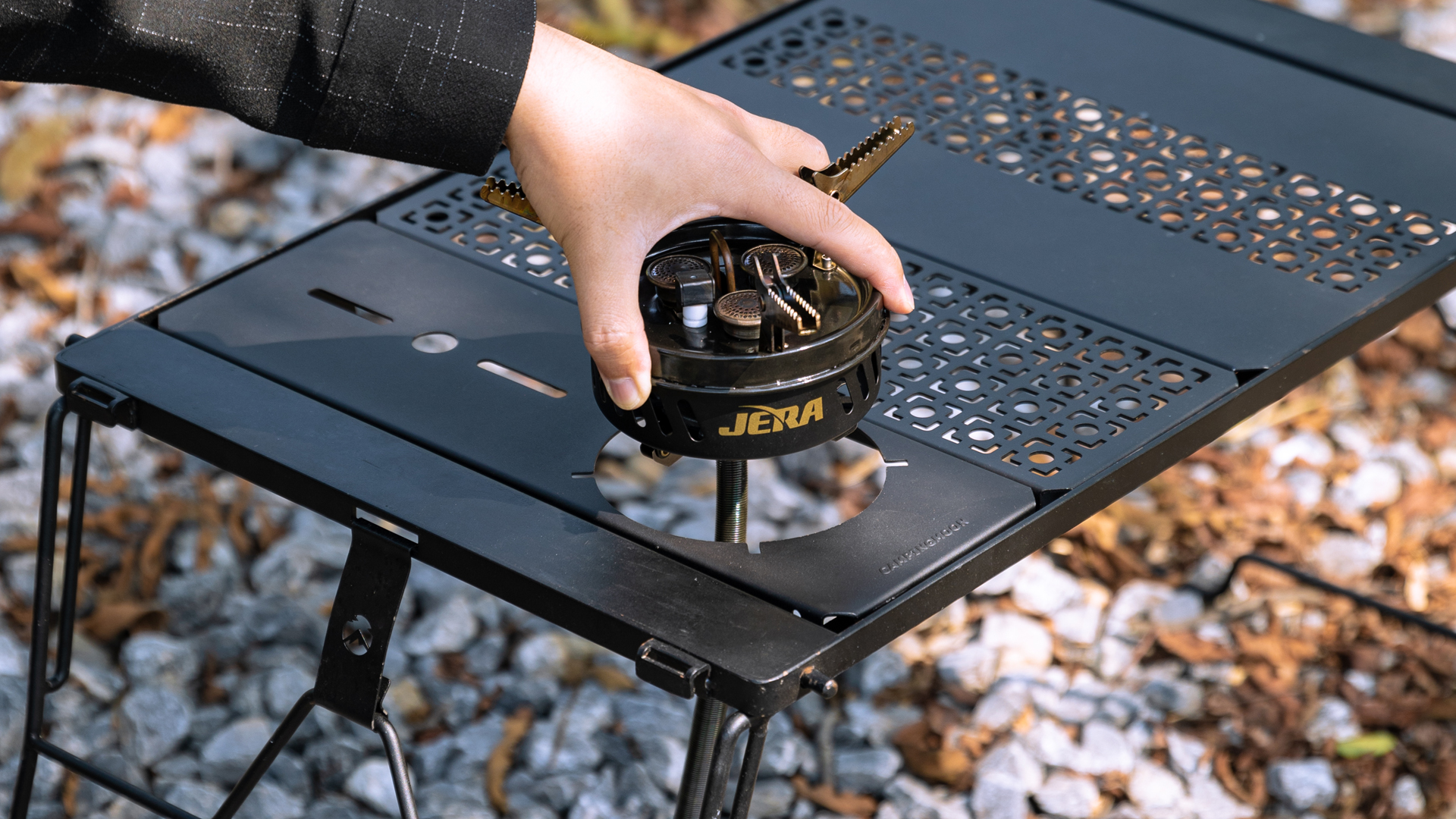 camping moon Φ4.7 (Φ12cm) Gas Stove Top Plate for IGT Table Korean