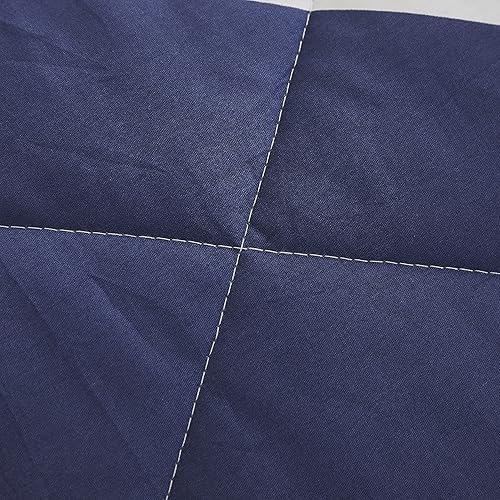 Miniatura 7 de Edredón acolchado geométrico de lujo, tamaño King, diseño abstracto poligonal moderno, reversible, 100% algodón, tela de relleno ligera, multicolor,