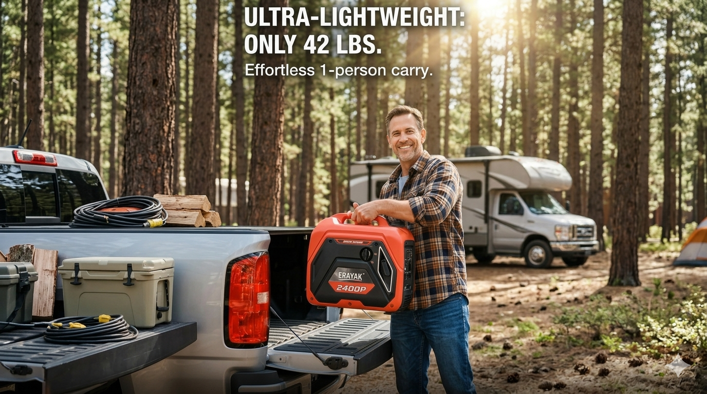 Amazon.com : ERAYAK 2400W Portable Inverter Generator for Home Use