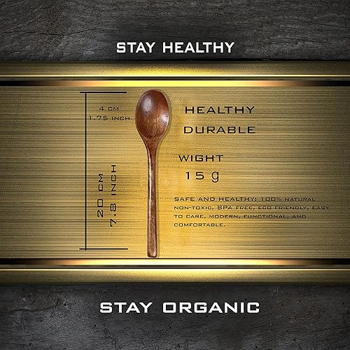 Miniatura 4 de Cucharón de madera, cucharón de cocina, cuchara para servir, cucharón de sopa (madera natural)