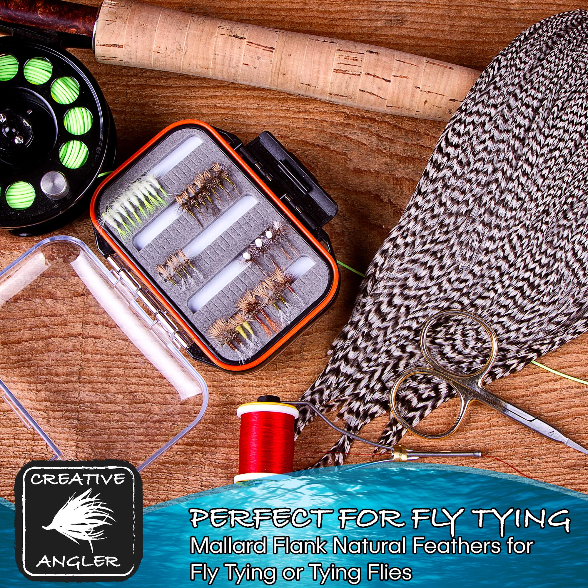 Amazon | クリエイティブアングラーマガモフランク天然羽根 - フライ