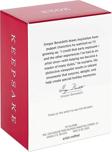 Miniatura 4 de Hallmark Keepsake Adorno de Navidad 2023, adorno de taza de mapa de merodeador de Harry Potter, regalos para fanáticos de Harry Potter