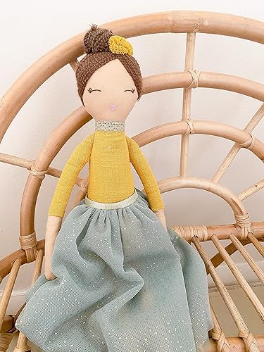 Miniatura 4 de MON AMI Francesca - Muñeca de princesa polinesia de 22 pulgadas, suave y elegante, para usar como juguete o decoración de habitación, gran regalo