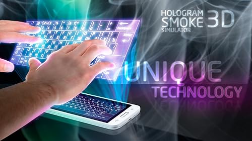 Holograma em 3D um par piada