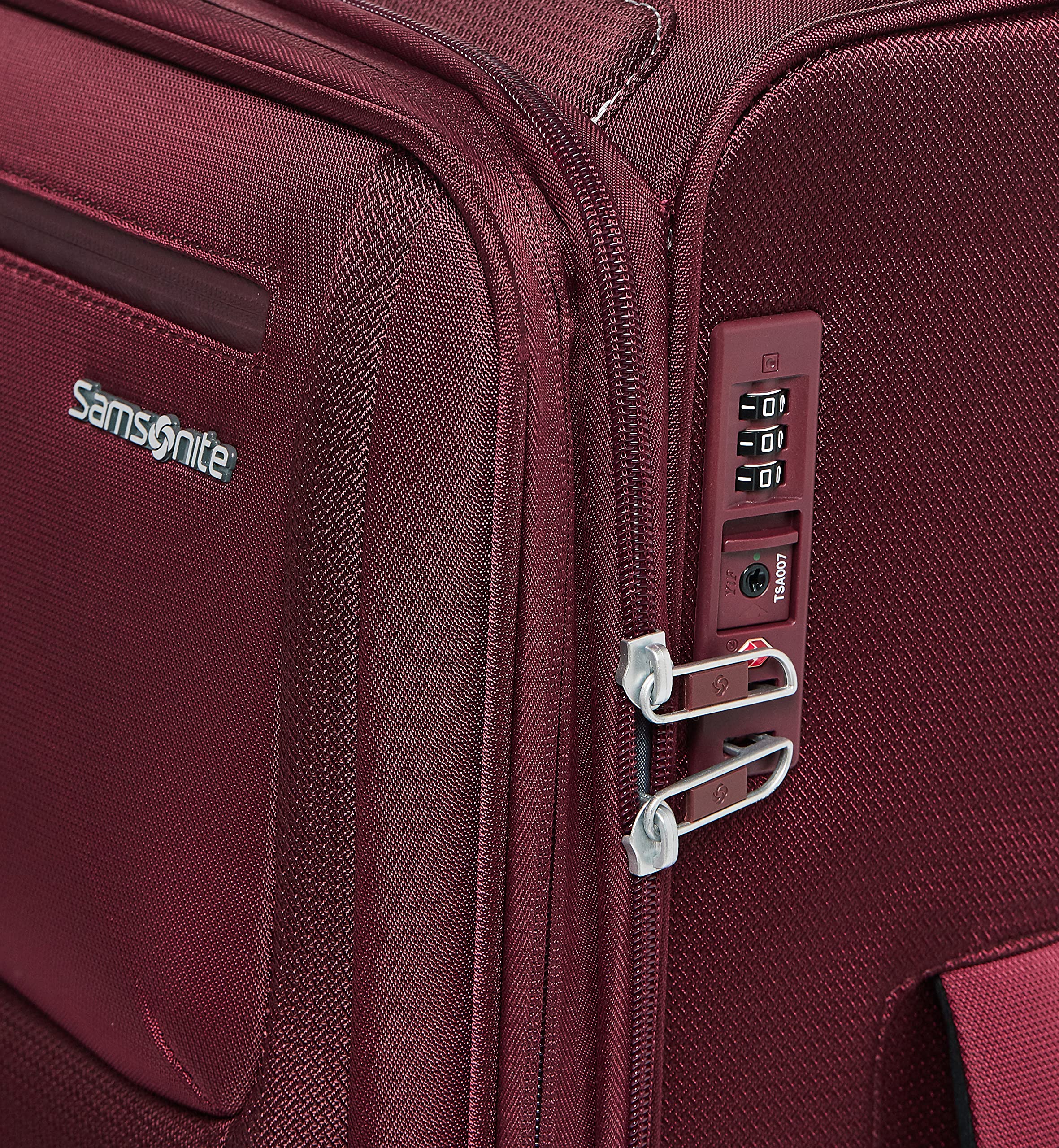 Samsonite Momentus Softside Spinner Luggage 67cm with TSA Lock Red