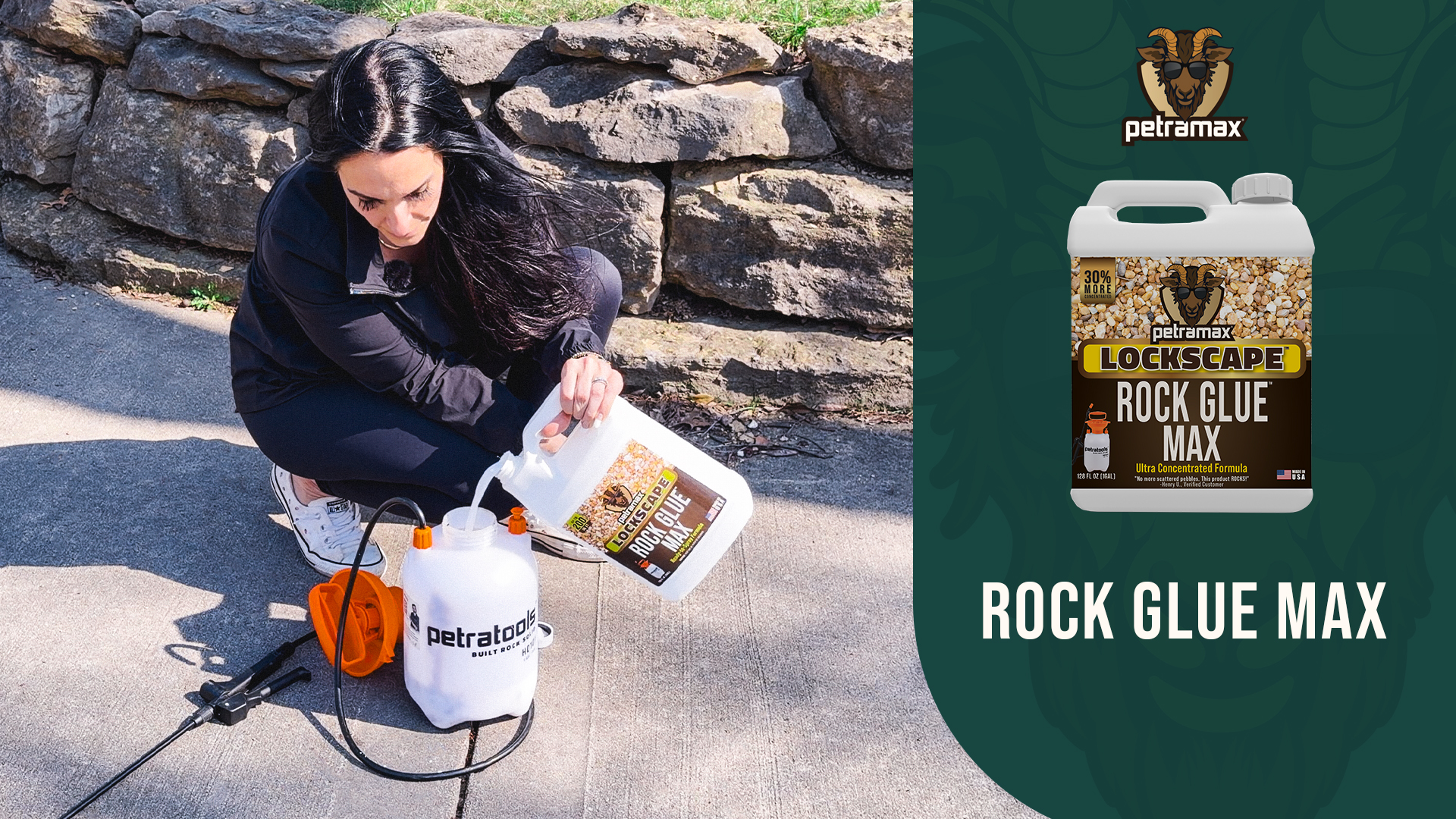 Image of Petra Max Rock Glue for Landscaping, 1 Gallon Concentrate