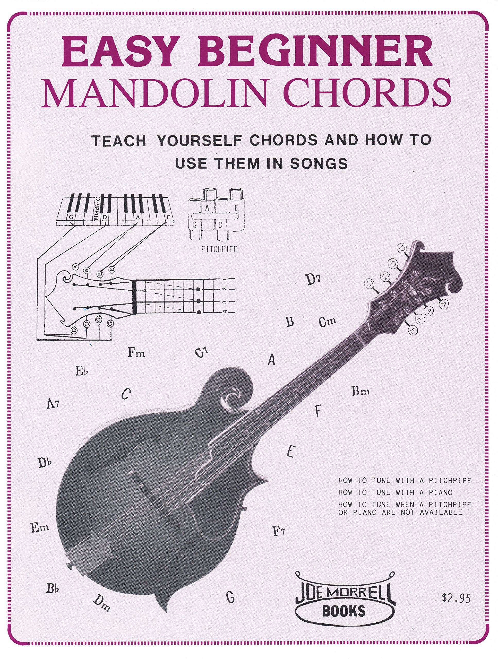 Easy Beginner Mandolin Chords Instruction Book: Learn to Play Mandolin