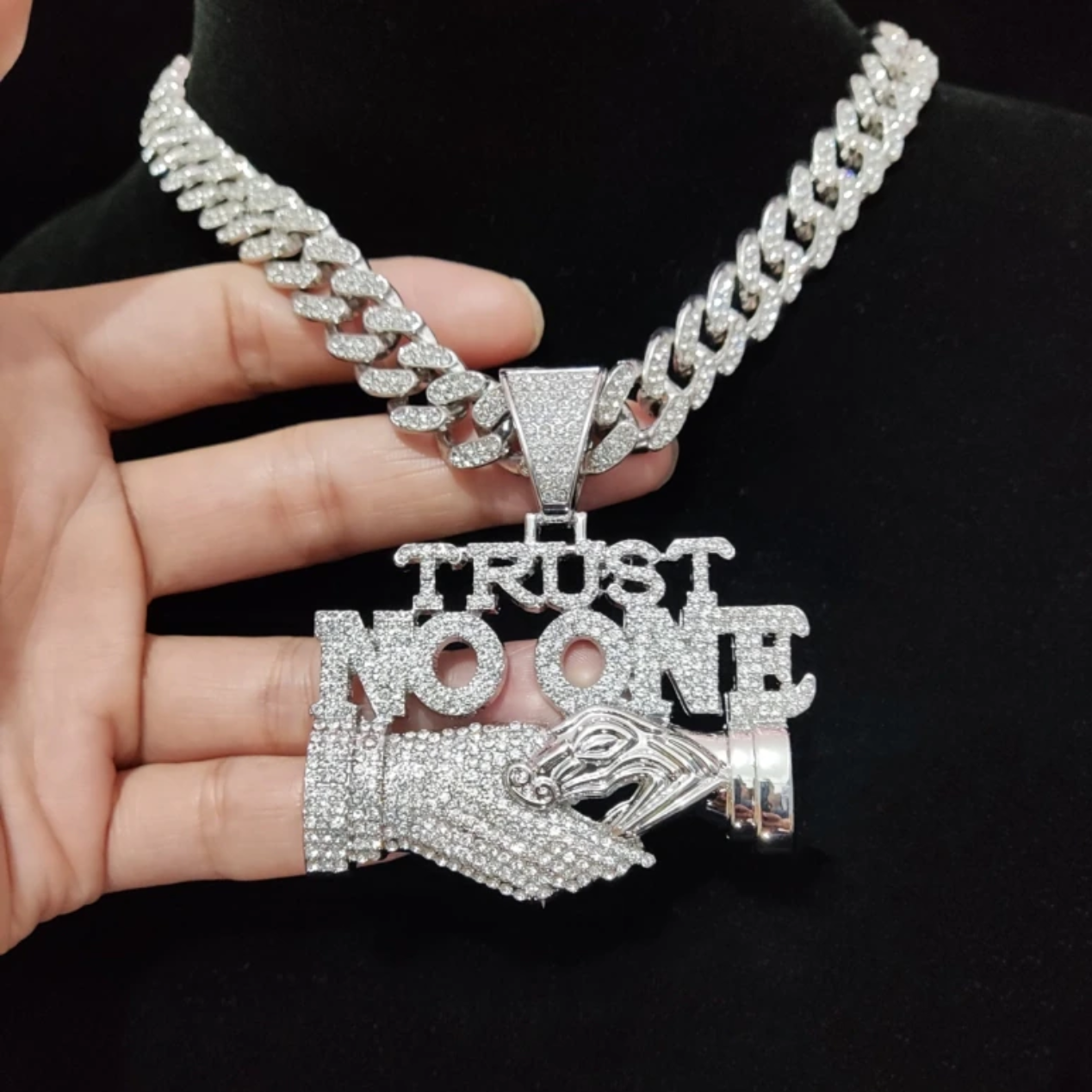 Nle Choppa Chains Hip Hop Pendant Iced Out Pendant Diamond Bitcoin Pendant  Hip Hop Chain... Custom Chain