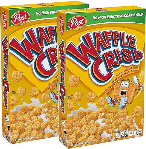 Waffle Crisp Cereales 115oz Pack de 2
