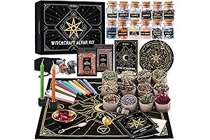 Large Witchcraft Kit 65 PCS - Witch Altar Starter Spell Set