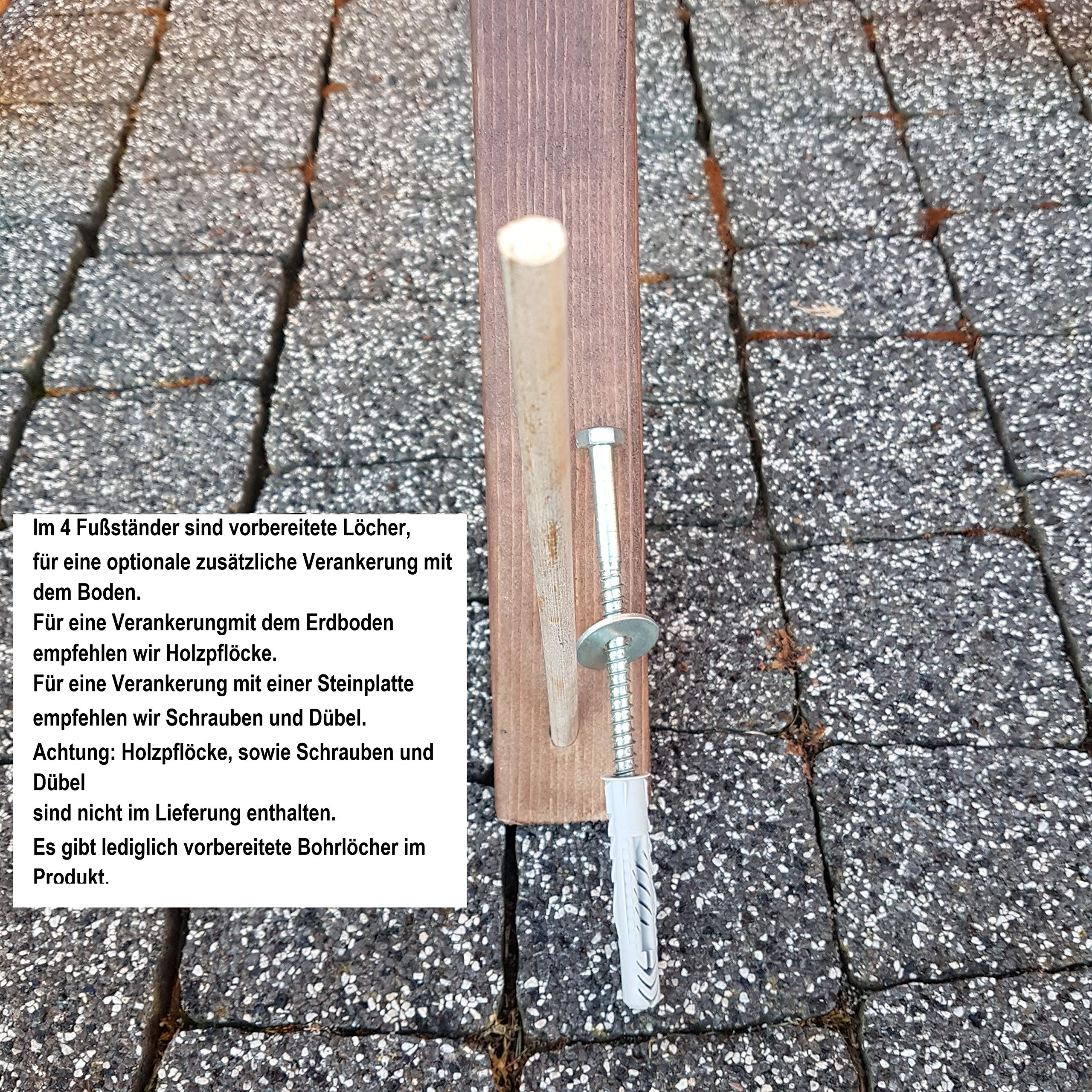 Vogelhaus & Ständer Garten Futterhaus Vogelhäuschen Holz Design aus den Karpaten Gebirge.