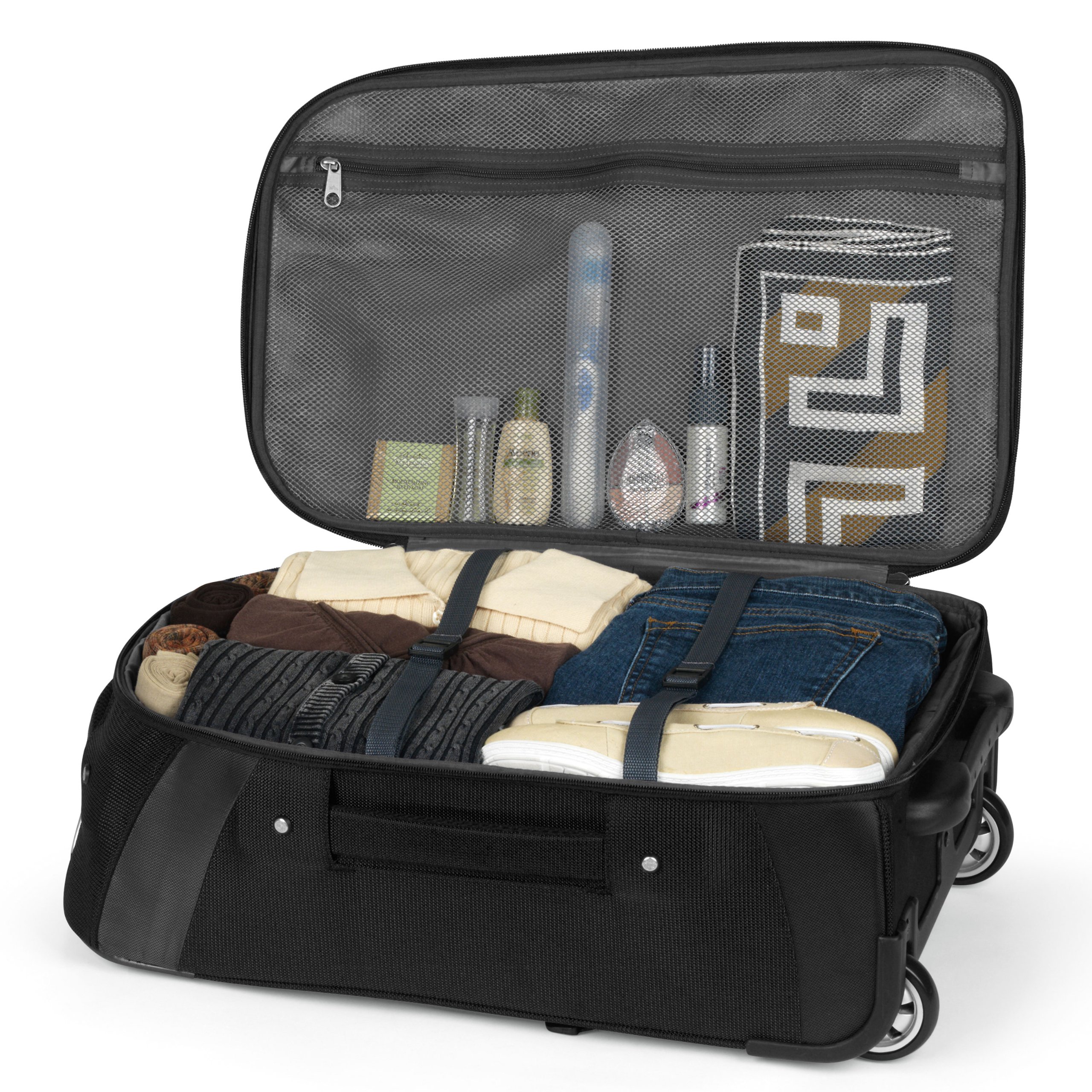 High Sierra At7 Carry On Wheeled Backpack Black 22 Inch