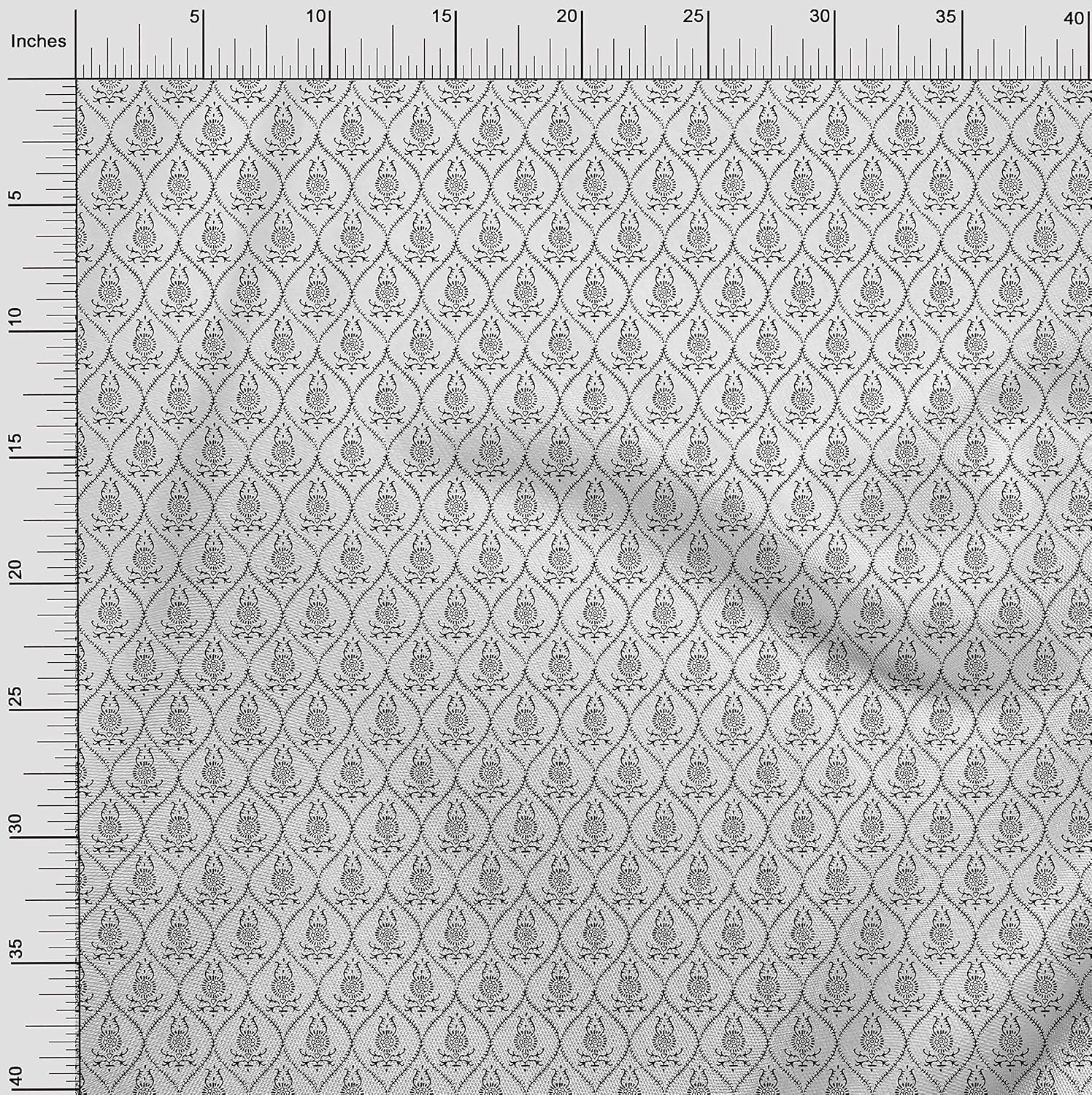 oneOone Cotton Flex Black Fabric Block DIY Clothing Quilting Fabric Print Fabric By Yard 40 Inch Wide-LQ