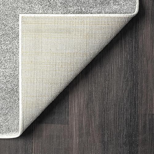 Miniatura 5 de Abani Deco Collection - Alfombra de área, diseño moderno de círculos cremaverde, 5 pies 3 pulgadas x 7 pies 6 pulgadas, fácil de limpiar, duradera