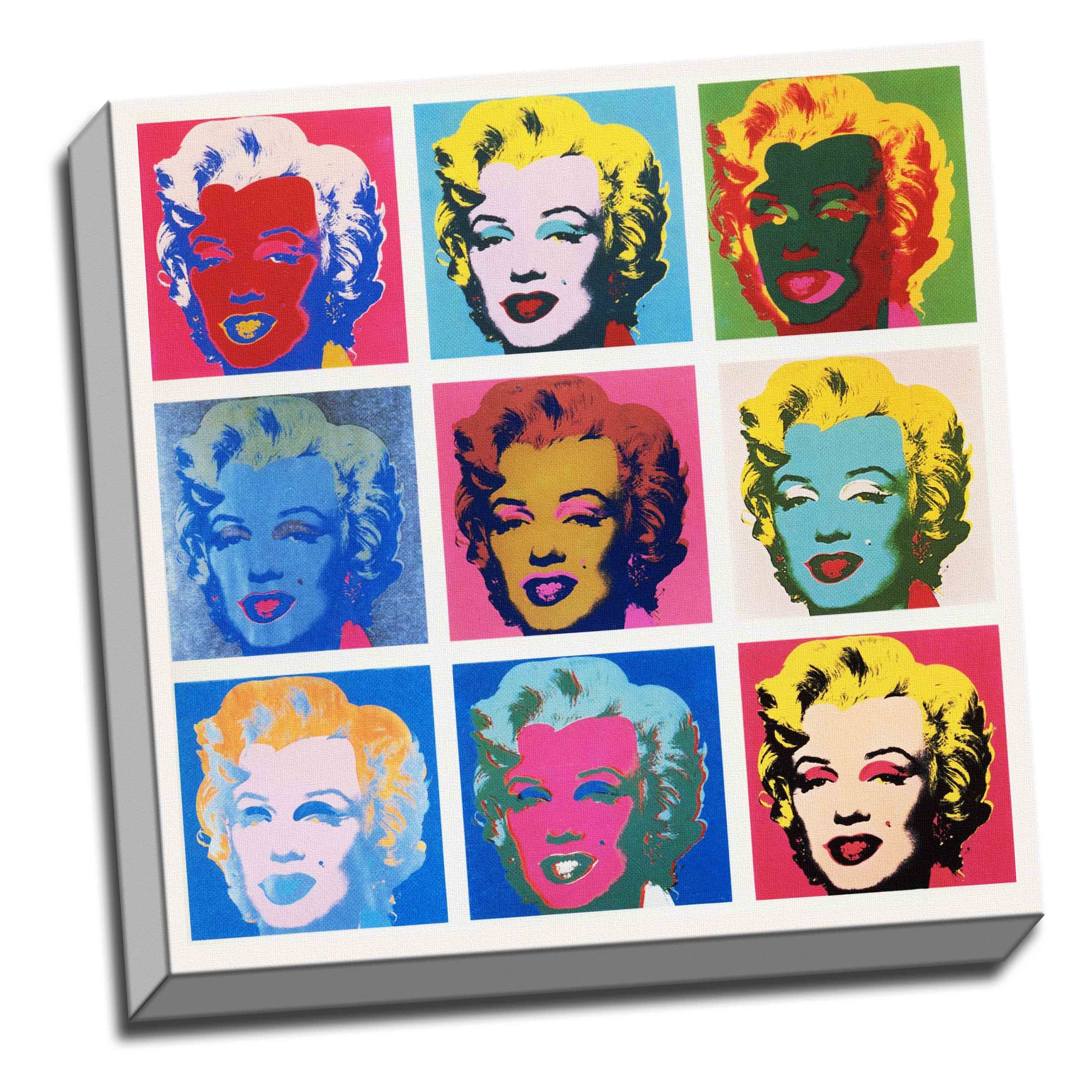 Panther Print Multicoloured Marilyn Monroe Warhol Print Pop Art Framed Picture 20X20 Inches