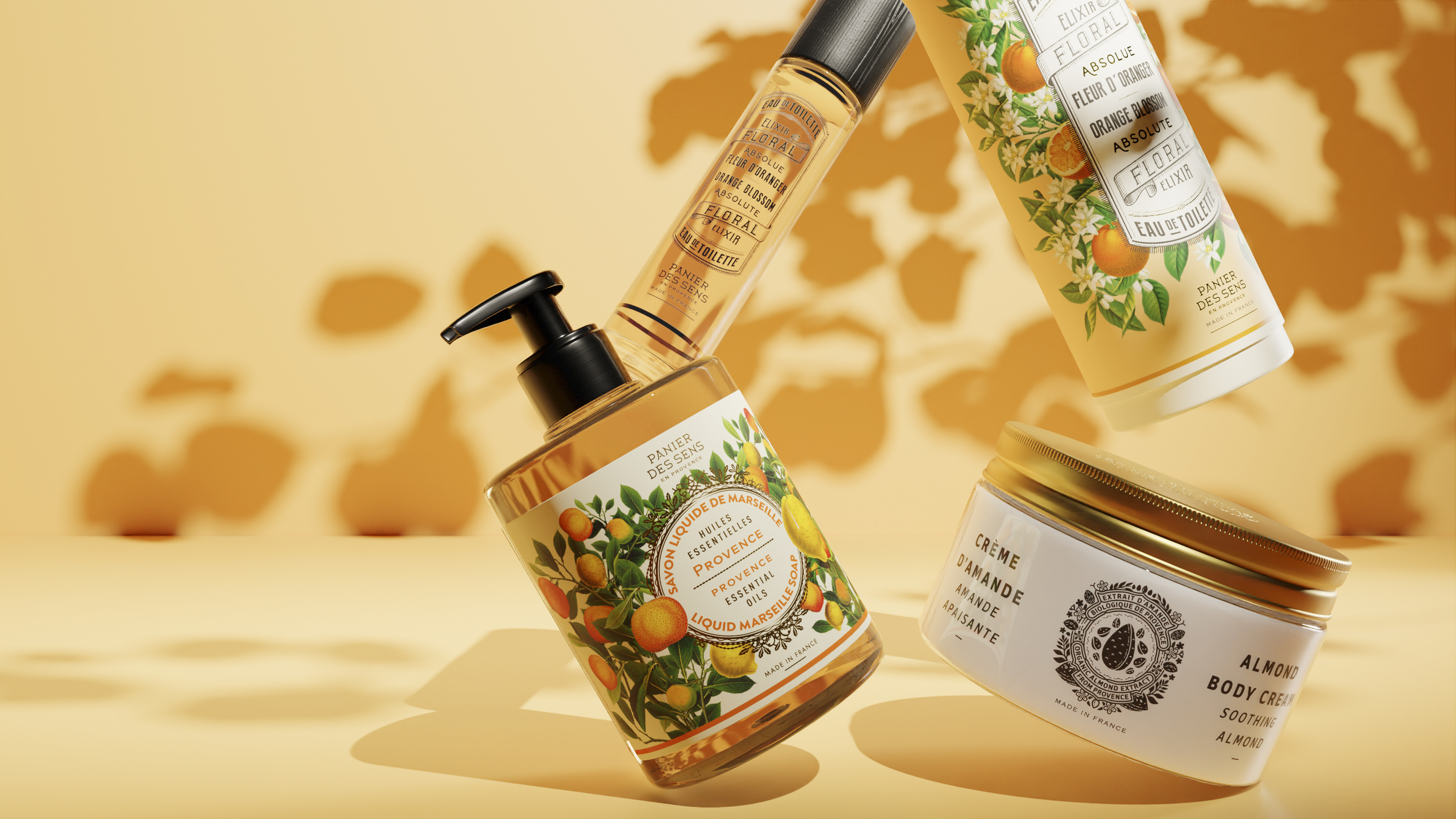 Panier des Sens - Body Cream - Almond Body Moisturiser for Dry
