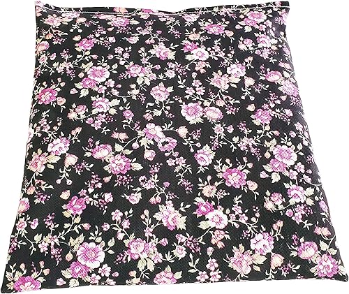 Miniatura 1 de Almohadilla térmica rellena de maíz con funda extraíble lavable. Terapia de calor natural para espalda baja, cuello, hombros, calambres. (Bloom)