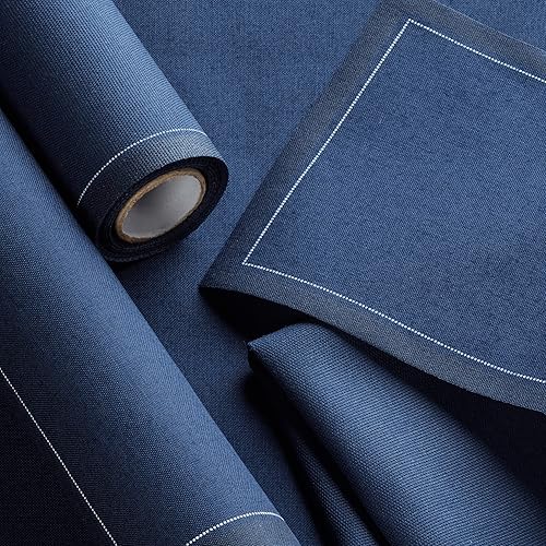 Miniatura 5 de Servilleta de Cóctel de Algodón - 4.5 x 4.5 in - 50 unidades por rollo - Azul Petróleo