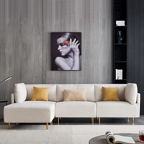 sectional julyfox overstuffed reversible lounger