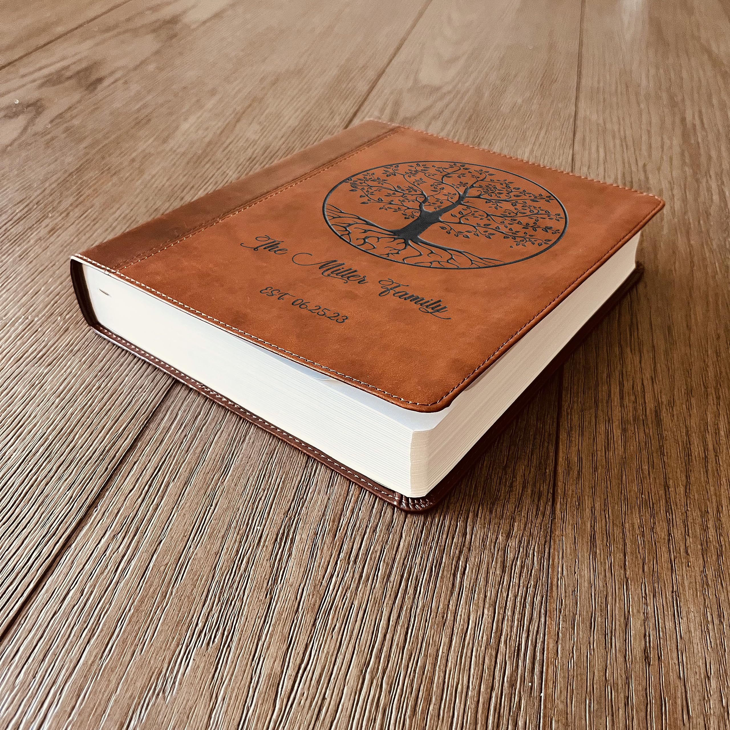 Personalized Family Bible | Custom ESV Family Tree Study Bible | Engraved Family Bible Wedding Gift | Christian Gifts | Baptism Gifts - Image 4