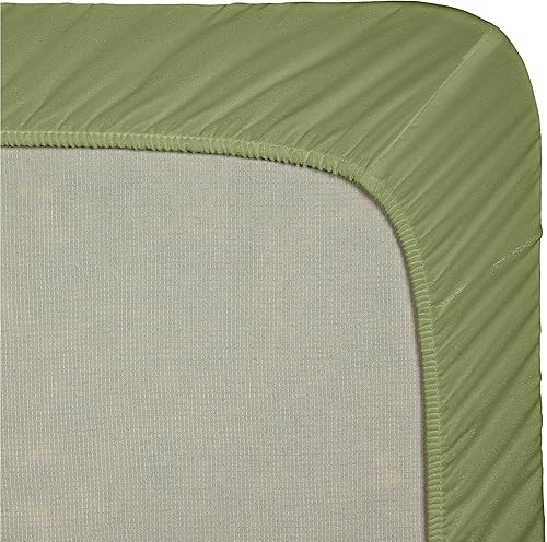 Miniatura 3 de Clara Clark  Supreme 1500 Collection - Juego de sábanas de 4 piezas, tamaño King, color verde cala