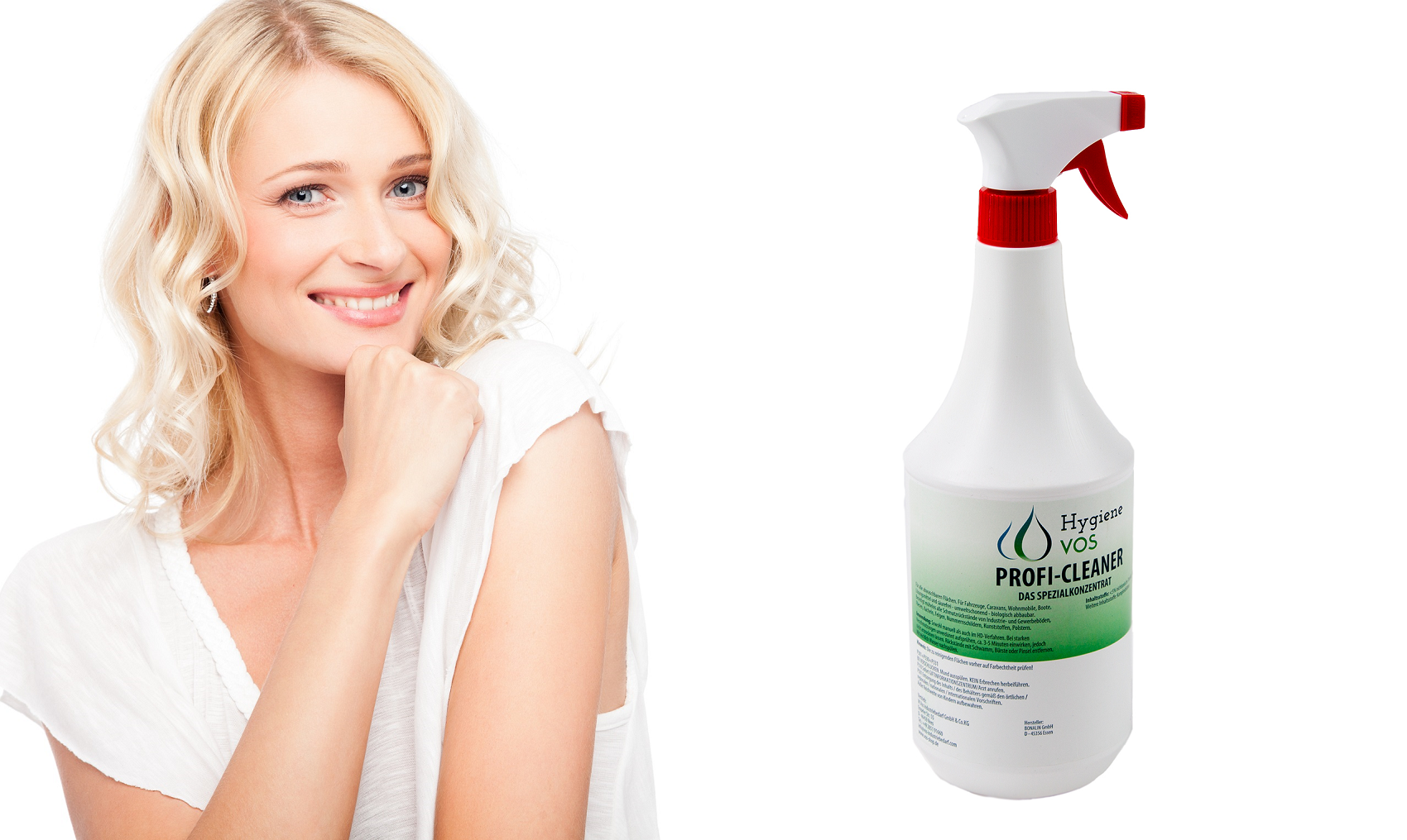 Produktbild von Hygiene VOS Allzweckreiniger Mit Salmiak – 10 Liter Kanister, Alkalischer Hochleistungsreiniger Für Böden & Fettige Verschmutzungen
