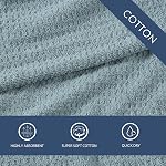 Tommy Bahama- Ensemble de serviettes à main, décoration de salle de bain en coton très absorbante, faible doublure & Résistant à la fade (Nord du Pacifique Turquoise, 2 Pièce)
